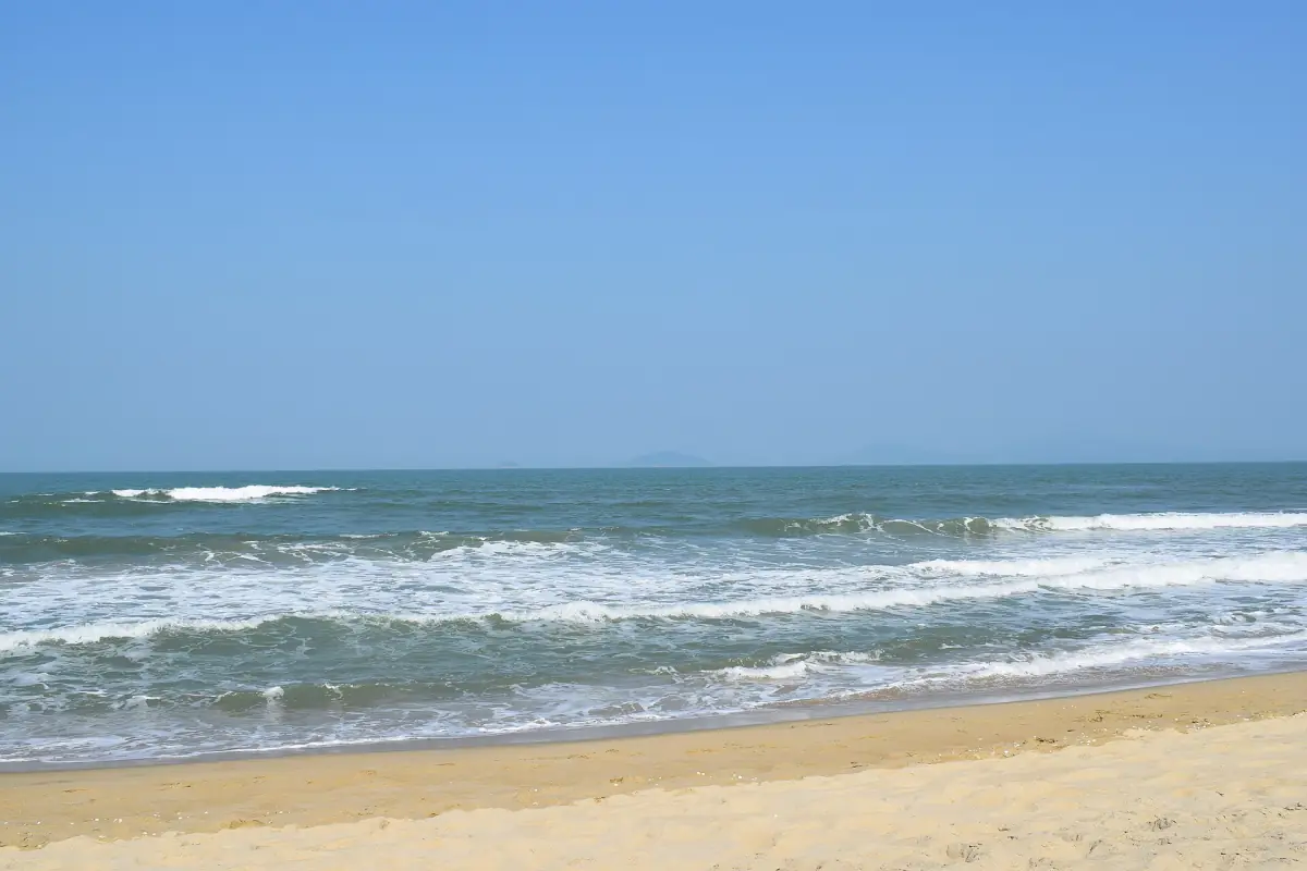 Waves and sand at An Bang Beach